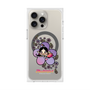 プレミアムスクエアケース with MagSafe［ アクビガール - フラワー ］