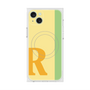 プレミアムスクエアケース with MagSafe［ オリジナル - initial color line - R yellow ］