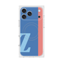 プレミアムスクエアケース with MagSafe［ オリジナル - initial color line - Z blue ］