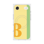 プレミアムスクエアケース with MagSafe［ オリジナル - initial color line - B yellow ］