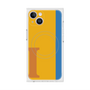プレミアムスクエアケース with MagSafe［ オリジナル - initial color line - I orange ］