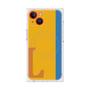 プレミアムスクエアケース with MagSafe［ オリジナル - initial color line - L orange ］