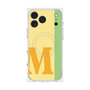 プレミアムスクエアケース with MagSafe［ オリジナル - initial color line - M yellow ］
