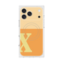 プレミアムスクエアケース with MagSafe［ オリジナル - initial two tone - X orange ］
