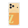 プレミアムスクエアケース with MagSafe［ オリジナル - initial two tone - Z orange ］