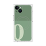 プレミアムスクエアケース with MagSafe［ オリジナル - initial two tone - Q green ］