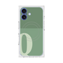プレミアムスクエアケース with MagSafe［ オリジナル - initial two tone - Q green ］
