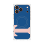 プレミアムスクエアケース with MagSafe［ オリジナル - initial color - T navy ］