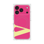 プレミアムスクエアケース with MagSafe［ オリジナル - initial color - V pink ］
