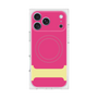 プレミアムスクエアケース with MagSafe［ オリジナル - initial color - I pink ］