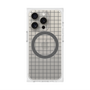 プレミアムスクエアケース with MagSafe［ オリジナル - 推し色チェック - ブラック ］