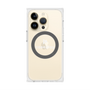 プレミアムスクエアケース with MagSafe［ オリジナル - caseplayロゴ - ホワイト/D ］