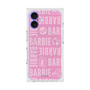 プレミアムスクエアケース with MagSafe［ Barbie - ロゴパターン3 ］