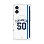 プレミアムスクエアケース with MagSafe［ 埼玉西武ライオンズ- #50 TAKAMATSU - ホーム ］