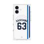 プレミアムスクエアケース with MagSafe［ 埼玉西武ライオンズ- #63 HASEGAWA - ホーム ］