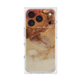 プレミアムスクエアケース with MagSafe［ Marble Brown ］