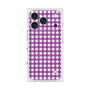 プレミアムスクエアケース with MagSafe［ Checkered Purple - ギンガムチェック パープル ］