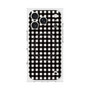 プレミアムスクエアケース with MagSafe［ Checkered Purple - ギンガムチェック ブラック ］