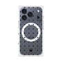 プレミアムスクエアケース with MagSafe［ CASEPLAY Crown dots Black - ケースプレイ・クラウン・ドッツ ブラック ］