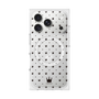 プレミアムスクエアケース with MagSafe［ CASEPLAY Crown dots Black - ケースプレイ・クラウン・ドッツ ブラック ］
