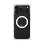 プレミアムスクエアケース with MagSafe［ CASEPLAY Crown dots Black - ケースプレイ・クラウン・ドッツ ブラック ］