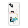 プレミアムスクエアケース with MagSafe［ おかべてつろう - 黒猫クロのとおりみち ］