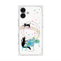 プレミアムスクエアケース with MagSafe［ おかべてつろう - 黒猫クロのとおりみち ］