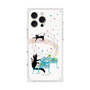 プレミアムスクエアケース with MagSafe［ おかべてつろう - 黒猫クロのとおりみち ］