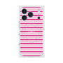 プレミアムスクエアケース with MagSafe［ Small Border - Pink ］
