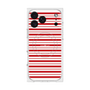プレミアムスクエアケース with MagSafe［ Small Border - Red ］