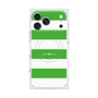 プレミアムスクエアケース with MagSafe［ Big Border - Green ］