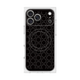 プレミアムスクエアケース with MagSafe［ Dot Circle - Black ］