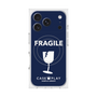 プレミアムスクエアケース with MagSafe［ FRAGILE - Navy ］