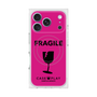 プレミアムスクエアケース with MagSafe［ FRAGILE - Pink ］