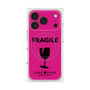 プレミアムスクエアケース with MagSafe［ FRAGILE - Pink ］