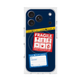 プレミアムスクエアケース with MagSafe［ FRAGILE Stickers - Navy ］