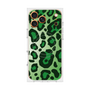 プレミアムスクエアケース with MagSafe［ Leopard - Green ］