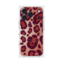 プレミアムスクエアケース with MagSafe［ Leopard - Red ］