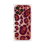 プレミアムスクエアケース with MagSafe［ Leopard - Red ］