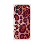 プレミアムスクエアケース with MagSafe［ Leopard - Red ］