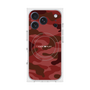 プレミアムスクエアケース with MagSafe［ Camouflage - Red ］