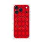 プレミアムスクエアケース with MagSafe［ Argyle - Red ］