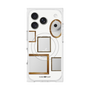プレミアムスクエアケース with MagSafe［ Photo Frames - White ］