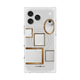 プレミアムスクエアケース with MagSafe［ Photo Frames - Light Gray ］
