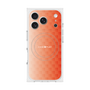 プレミアムスクエアケース with MagSafe［ CASEPLAY Check - Orange ］