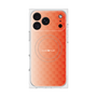 プレミアムスクエアケース with MagSafe［ CASEPLAY Check - Orange ］