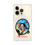 プレミアムスクエアケース with MagSafe［ アクビガール - オーバル ］