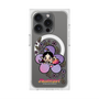 プレミアムスクエアケース with MagSafe［ アクビガール - フラワー ］