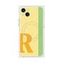 プレミアムスクエアケース with MagSafe［ オリジナル - initial color line - R yellow ］