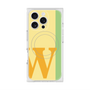 プレミアムスクエアケース with MagSafe［ オリジナル - initial color line - W yellow ］